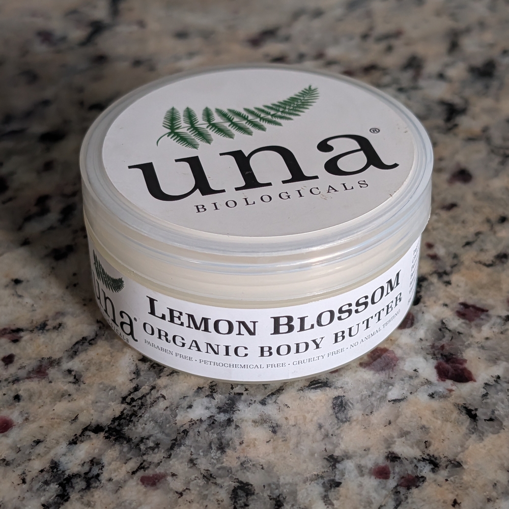 una Biologicals Lemon Blossom Organic Body Butter 2oz New